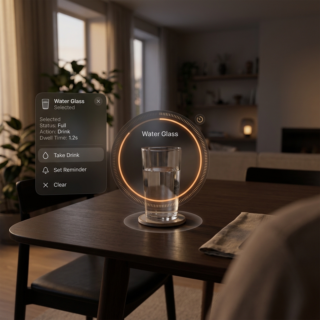 Stare&Share Dwell Interface on Vision Pro