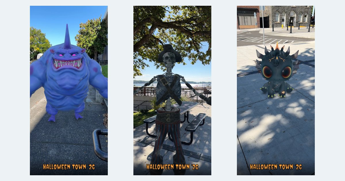 Three Haunt Shot monsters photographed around St. Helens